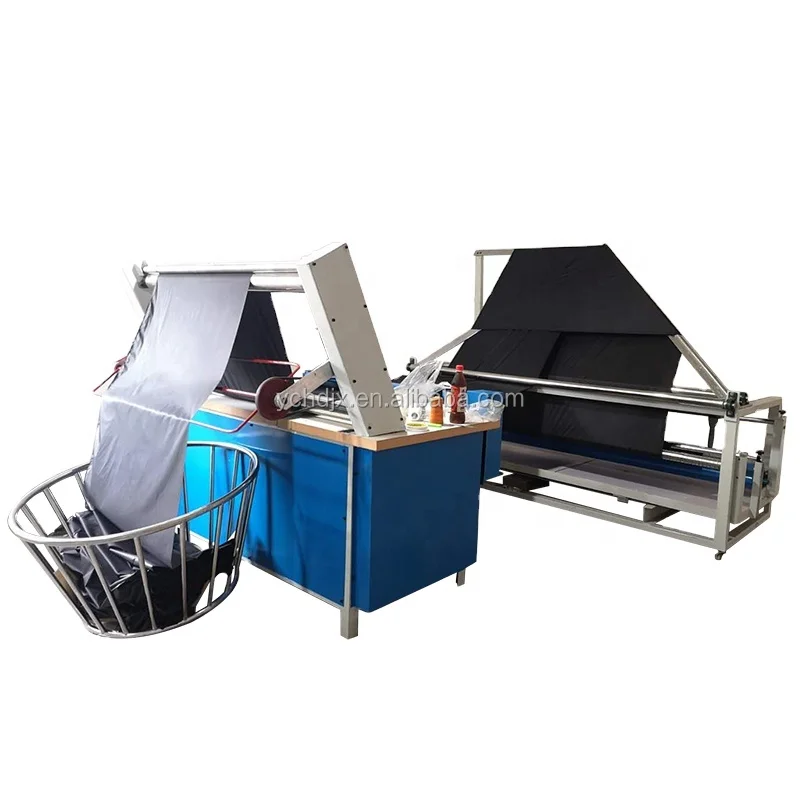 Automatic textile fabric fold machine for roller blind