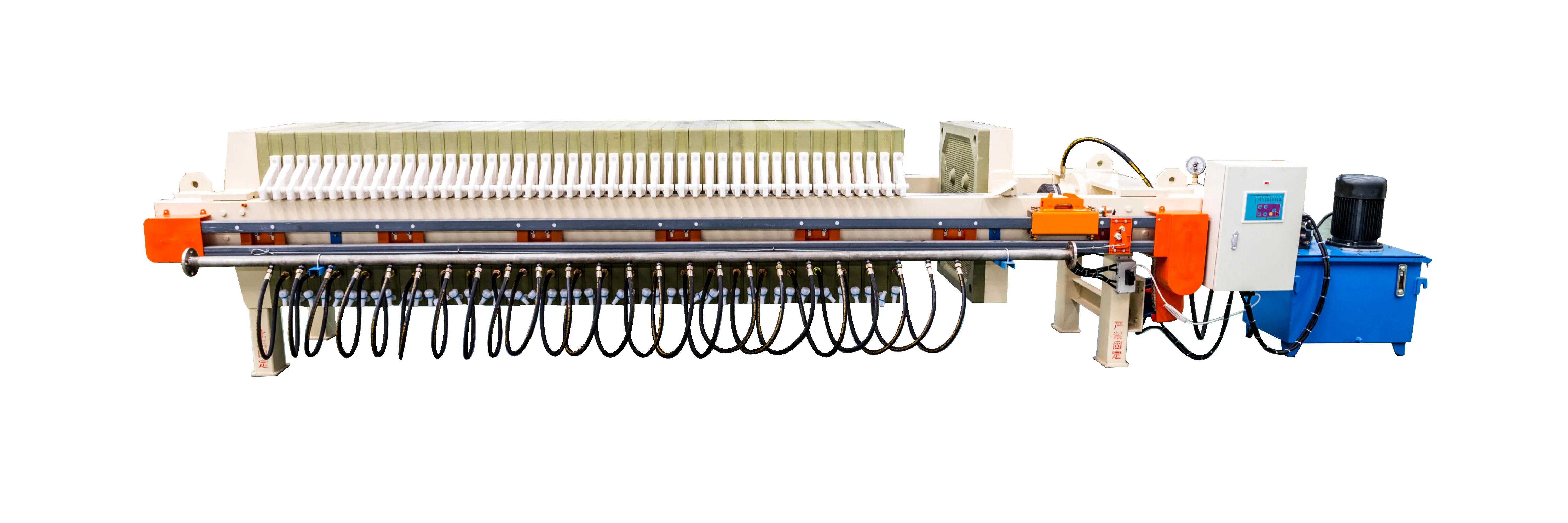 Automatic membrane filter press for Steel plant wastewater treatment