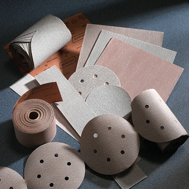 Factory Price A275 White Coated Sand Paper Disk 8 inch Aluminum Oxide Round Abrasive Sandpaper Disk Replacement of NORTON