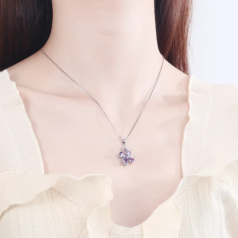 925 Silver Pendant Double Heart Pendant Love Heart Pendant