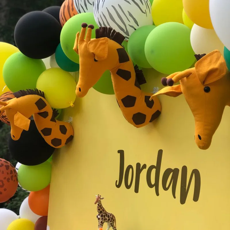 Hot Sale New INS Nordic cute animal head wall decoration kids room decoration hanging Elephant baby room home animal decoration