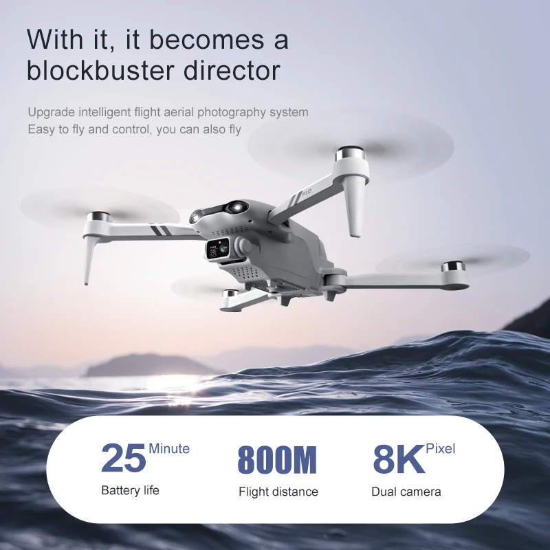 4DRC F10 бесщеточный Дрон 4k Профессиональный GPS с камерой Hd камеры Rc вертолет 5G WiFi Fpv дроны Квадрокоптер игрушки
