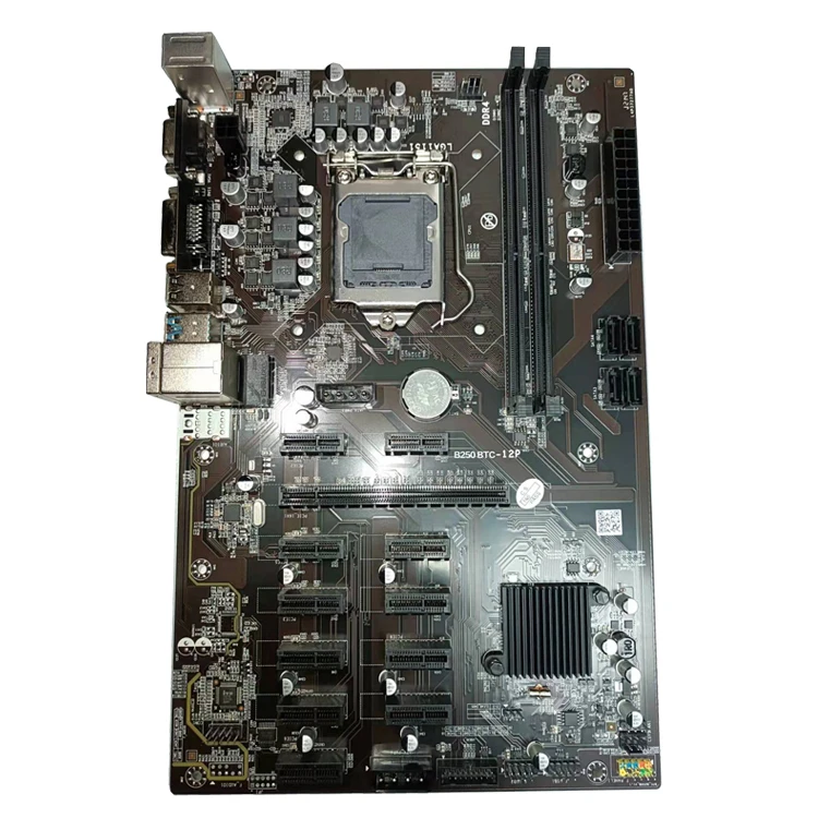 B250 материнская плата PCIe X1 PCI-E X16 LGA 1151 DDR4 SATA USB 3 0 VGA DVI-I для детей возрастом от 12