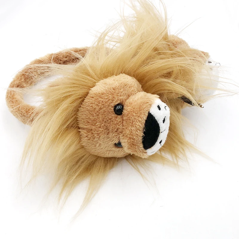 Cute Customized Lovely Lion Styles Baby Plush Toys Stuffed Animal Kids Children Headphones