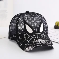Manufacturer professional high quality Marvel cartoon movie character Spider man full mesh cap