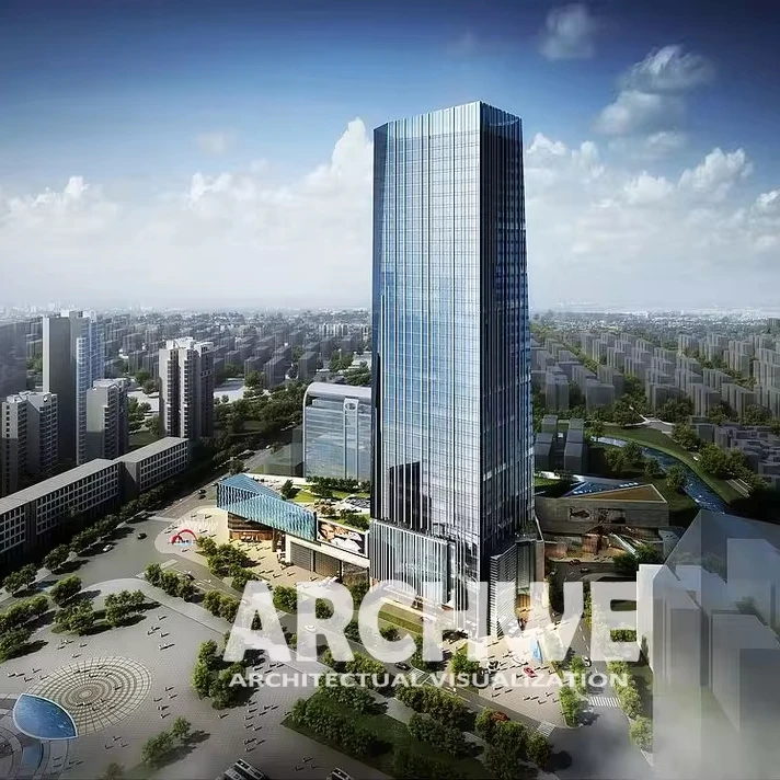 Train station  in 3d architectural rendering, also architectural-renderings-commercial, 3d house render