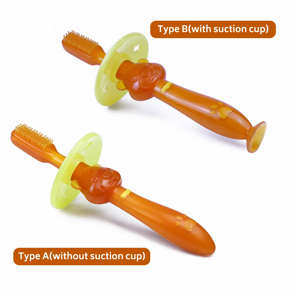 
High Quality Food Grade Nano Silicone Baby Toothbrush For Kids Cleaning Tooth 