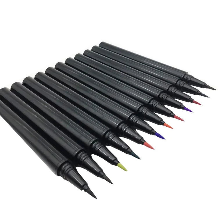 Colorful eyeliner with private label waterproof and long lasting vegan multicolor eyeliner