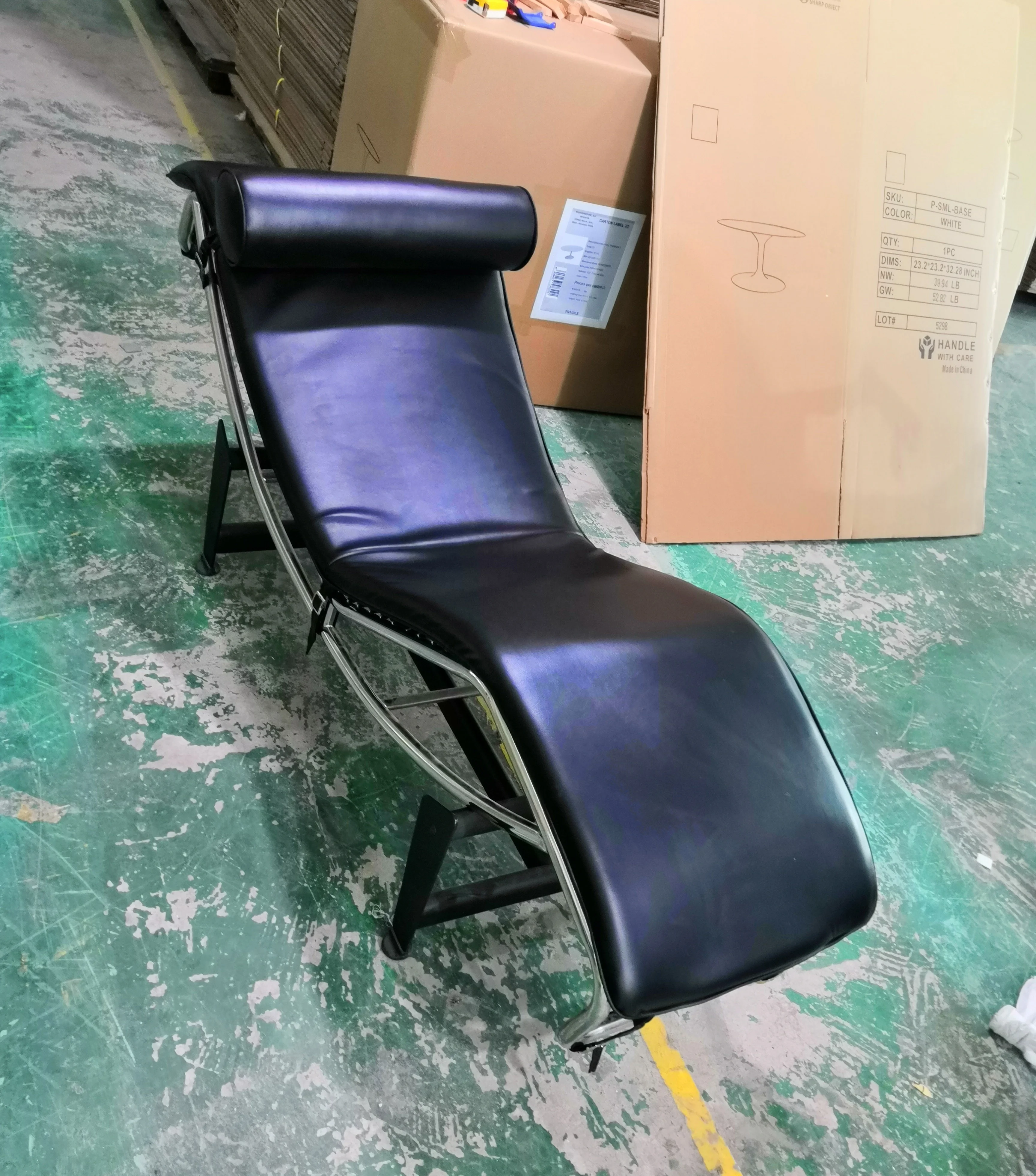  Современная классическая домашняя мебель для гостиной итальянская дизайнерская шезлонг из натуральной кожи пони