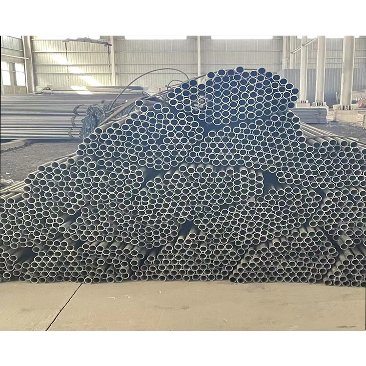 Factory price Q235 Q355 0.5mm thickness carbon steel welded pipe Galvanized Coating Round Shape for outdoor construction