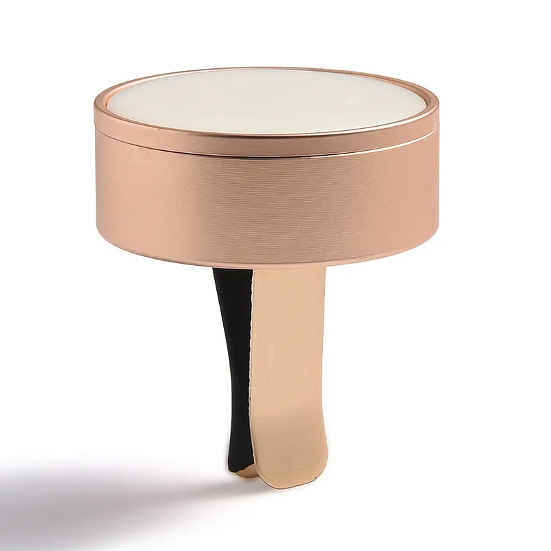 Wholesale Factory Price Quality Custom Cute Automobile Air Outlet Clamp Metal Enamel Vehicle Fragrance Box