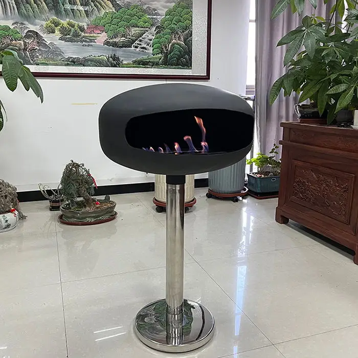 Freestanding ethanol fireplace indoor heating alcohol stove smokeless stove
