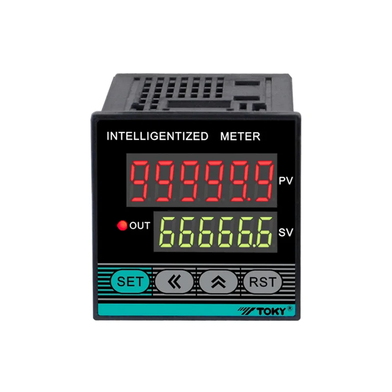 Economical Dual-line 6 Digit Display Electronic Length Digital Meter Counter