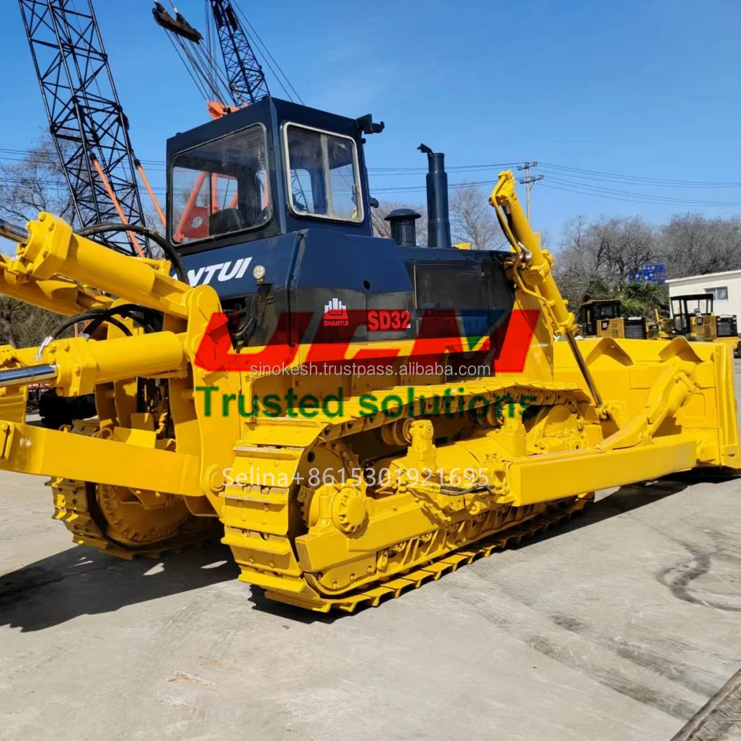 Используемый высококачественный бульдозер Shantui SD32 320HP