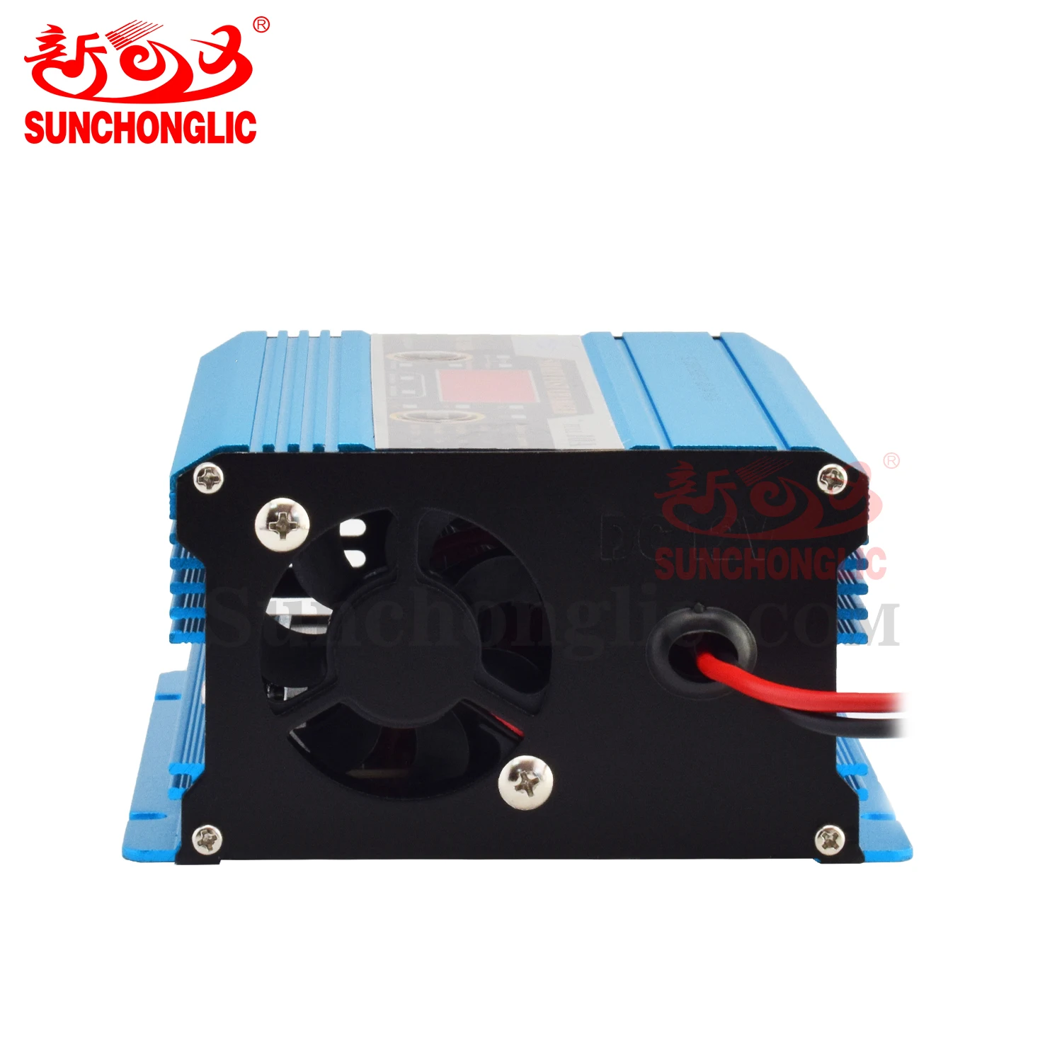 Sunchonglic LED display 12 volt 10 amp 12v 10A three phase automatic lead acid car battery charger
