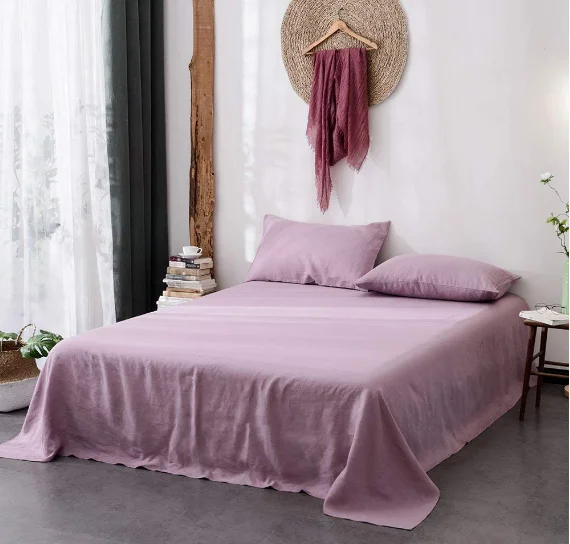 100% French Linen Bed Sheet set