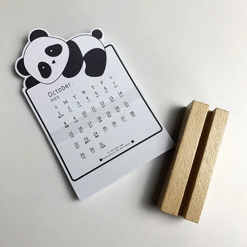 Mini 2024 Desktop Calendars Standing Calendars for Home Office Supplies