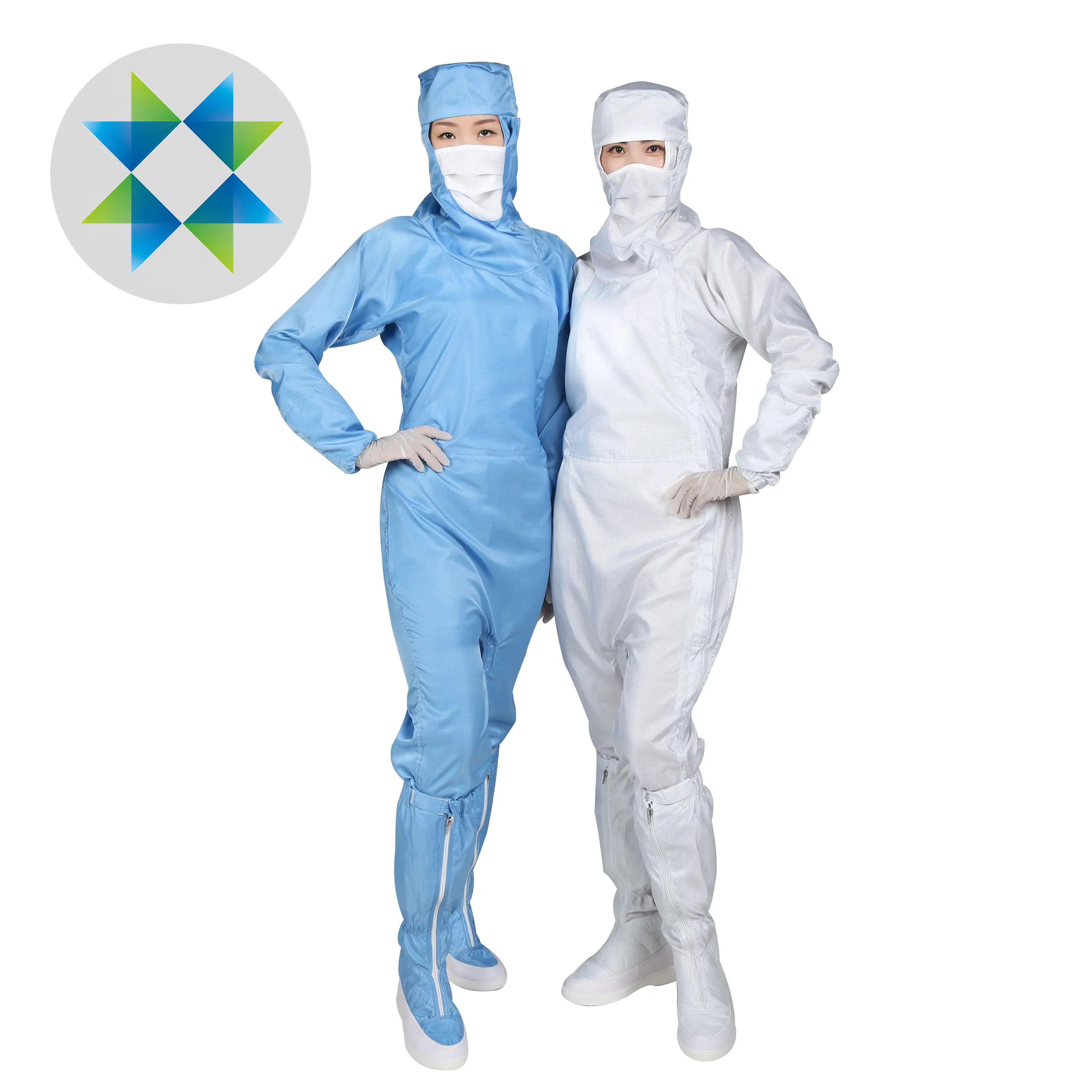 SKPURE lint free hooded lab coat cleanroom  ESD cleanroom suits for electronics food biomedicine industry