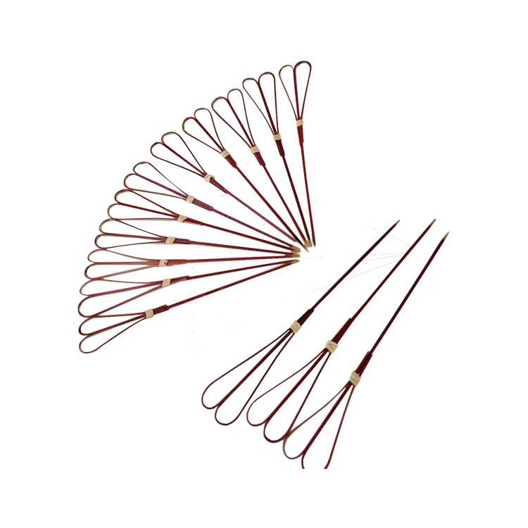 Round BBQ Tools Bamboo Sticks for Sale for Party Handmade with Knot of Custom