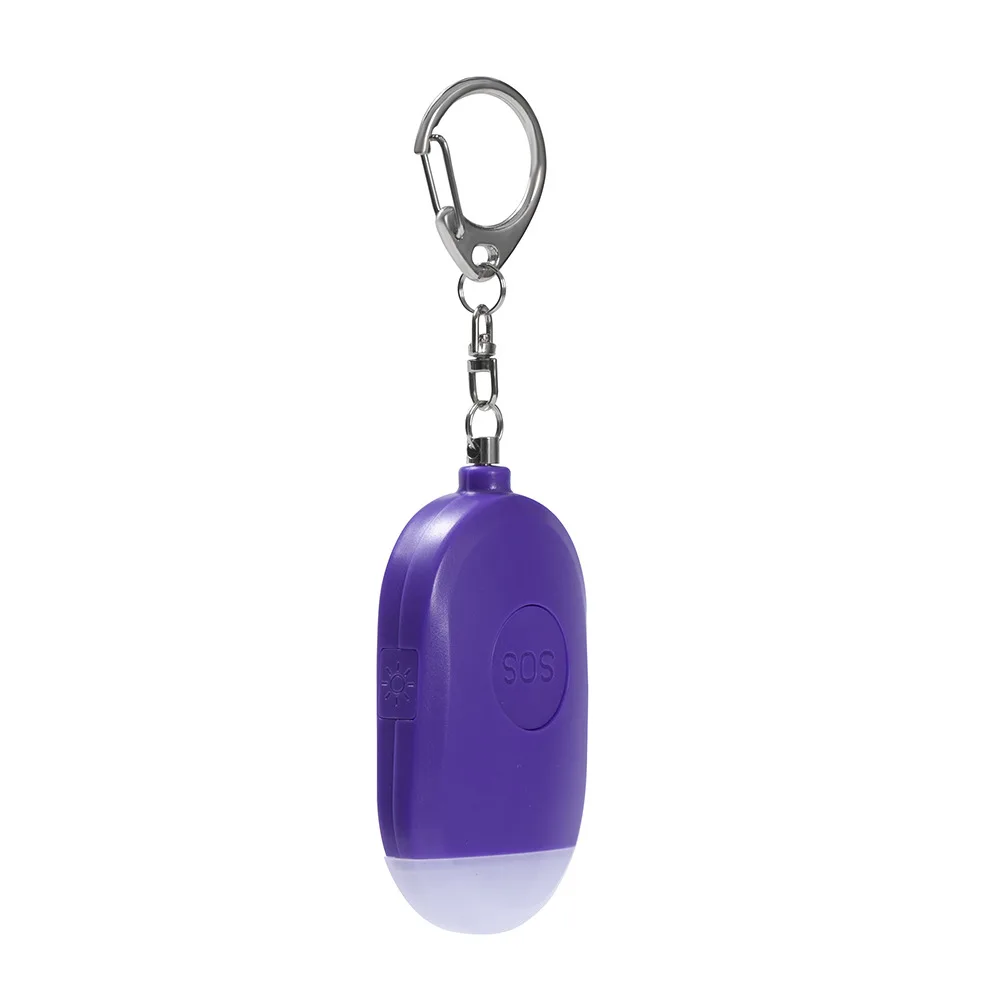 Mini Loud Siren Promotional Keychains Security Emergency SOS Keychain Self Defense Safety Attack Personal Alarm