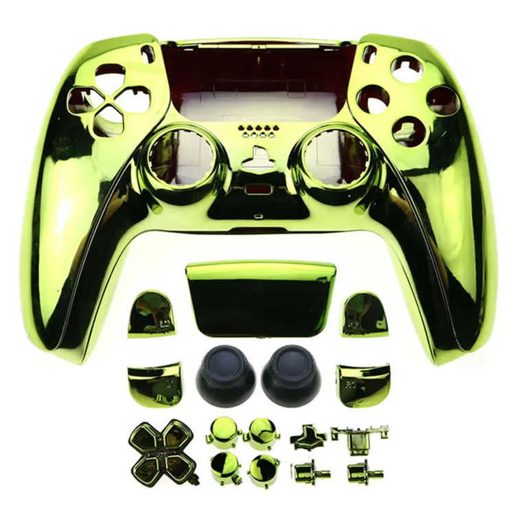 Полный комплект, хромированный корпус, защитный чехол, корпус, пуговицы, набор для контроллера Playstation 5 PS5