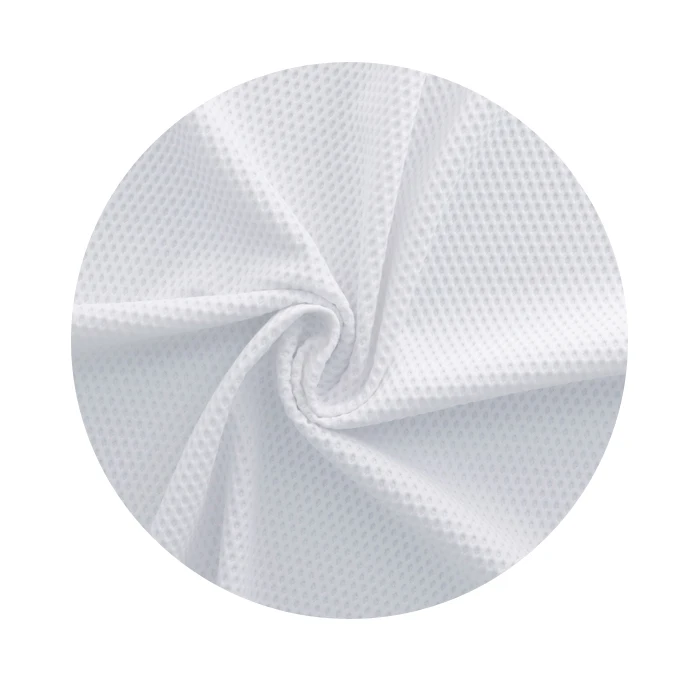Quick-dry Polyester Spandex Mesh Knitting Fabrics For Cycling Wear Tops