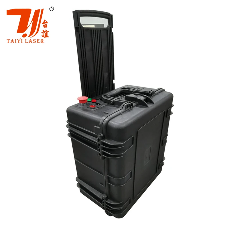  100W JPT MOPA портативная машина для чистки волоконного
