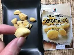 Crunchy Texture Garlic Japan Spicy Snack Without Worrying Smell