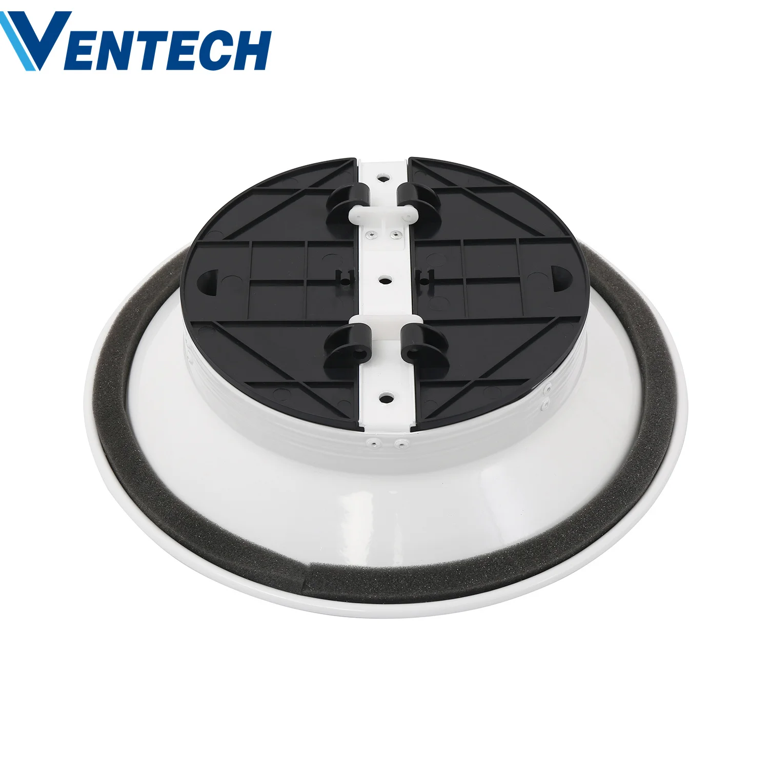 Ventech Hvac System Aluminum Circular Ceiling Air Outlet Diffuser With Plastic Damper