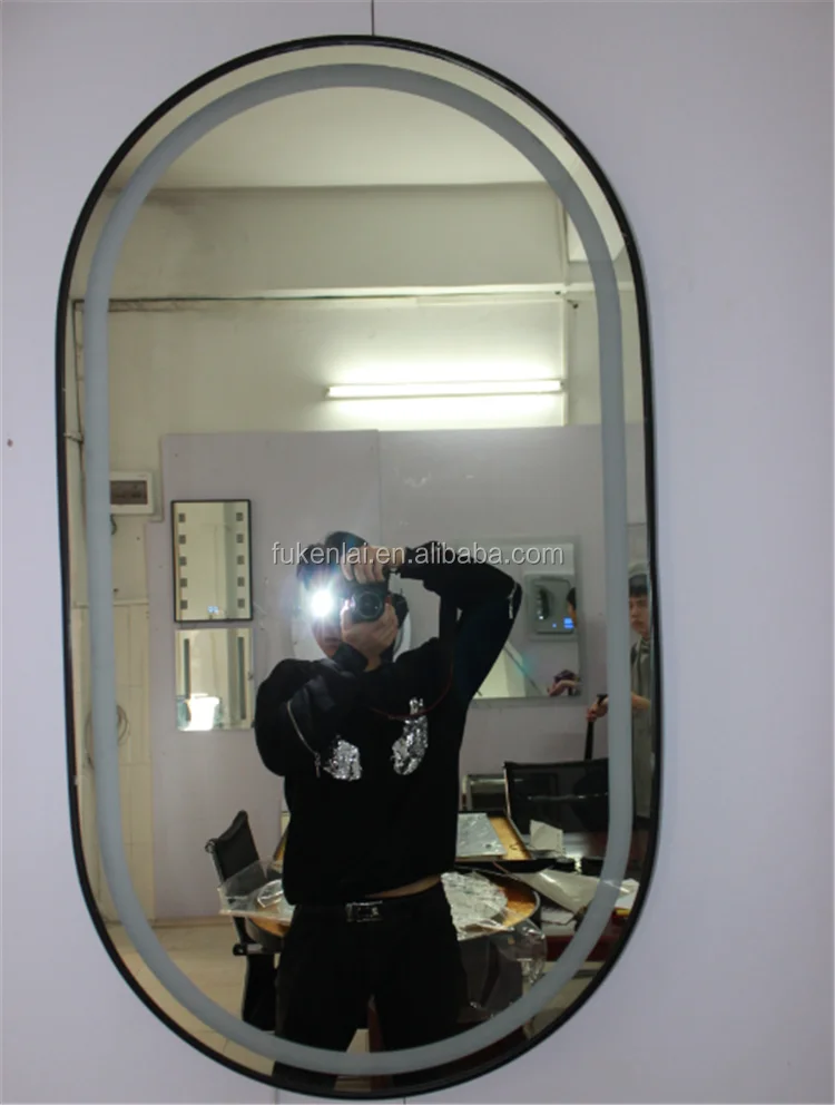 Fullkenlight Hotel Hallway Living Room Lighting Boom Mirror Smart Salon Mirror Bathroom Mirror