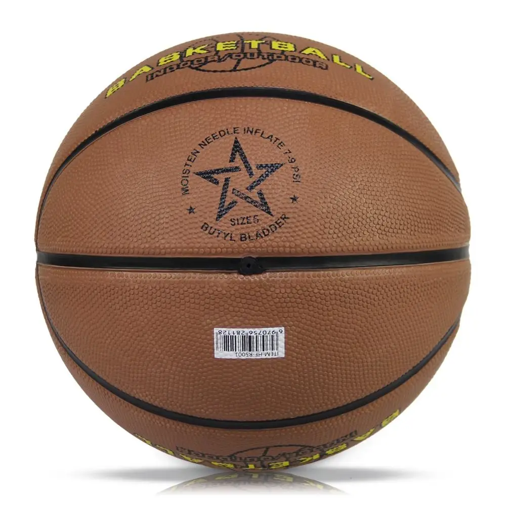 Official Weight/Size Outdoor Play Rubber Basketball Gift