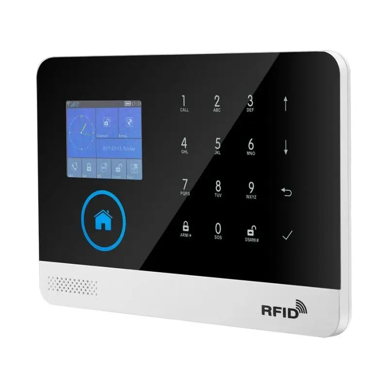 Professional Multi-function Dual Network WIFI GSM Alarm Home and Business Security Home EU Plug Wireless Alarm System