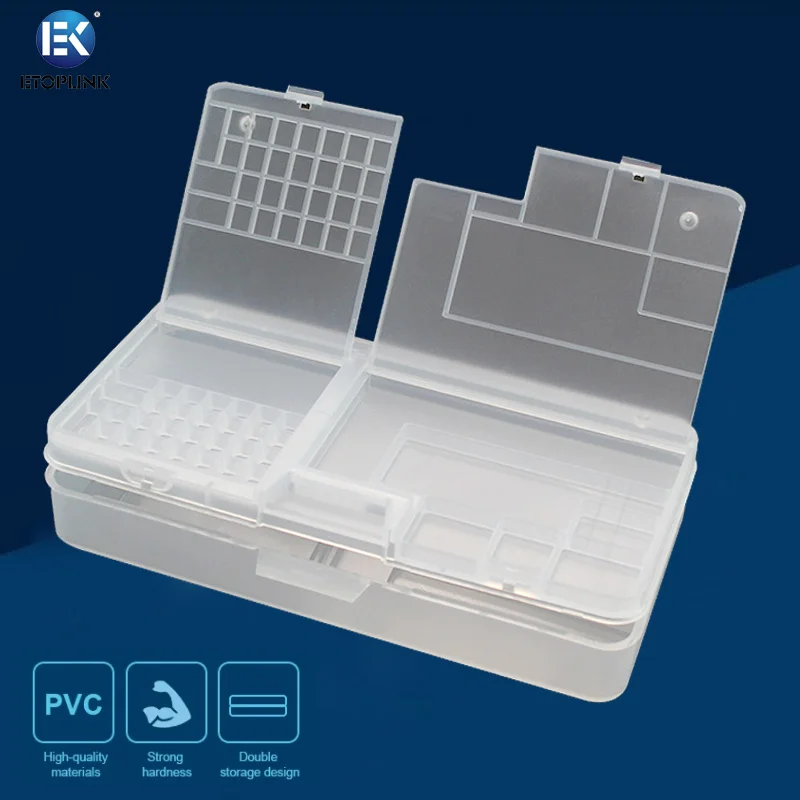 Multi Functional Mobile Phone Repair Storage Box For iPhone LCD Screen Motherboard IC Chips Component Screws Organizer Container