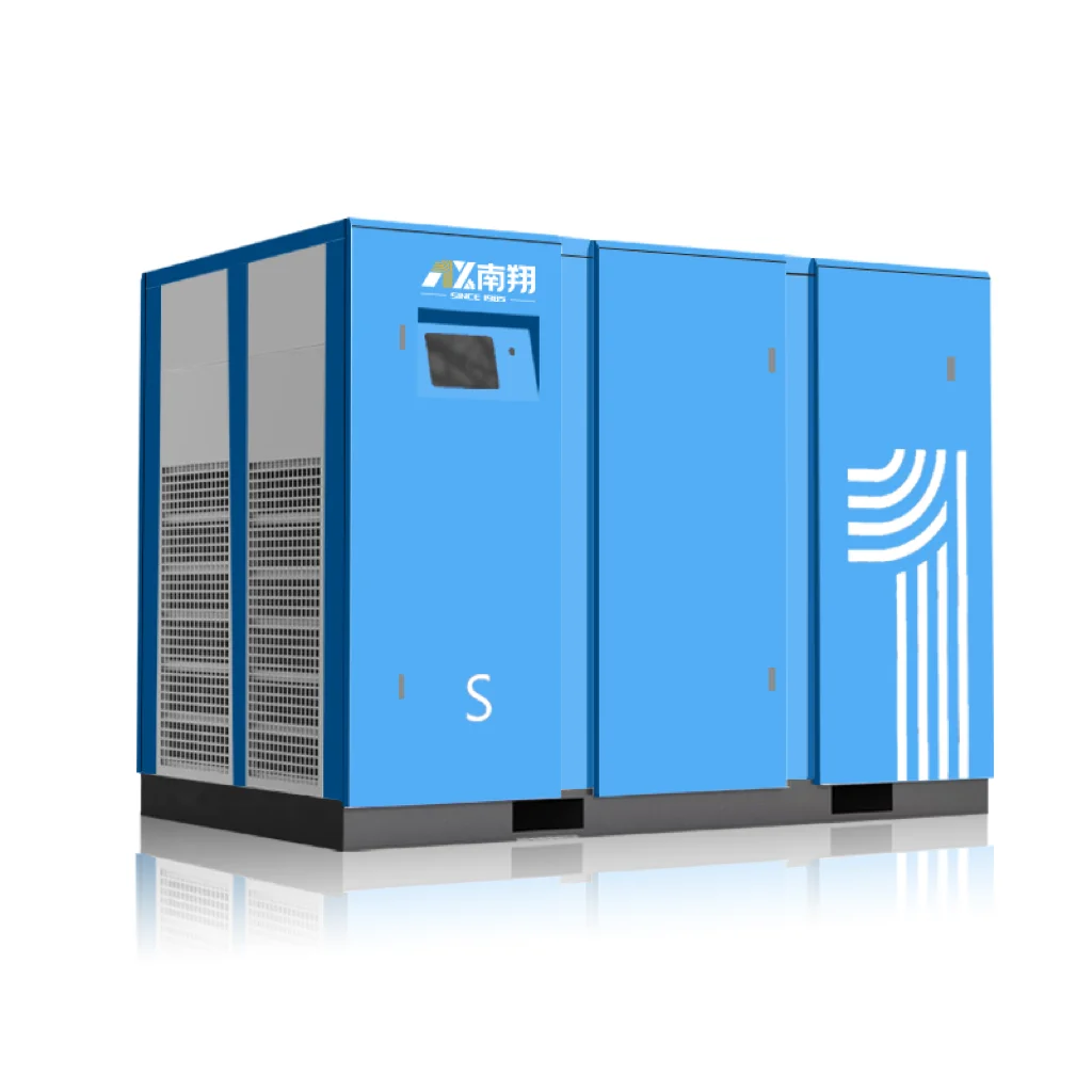 120A 90kw 120hp Energy Saving Two Stage Electric Screw Air Compressor With IP55 Motor