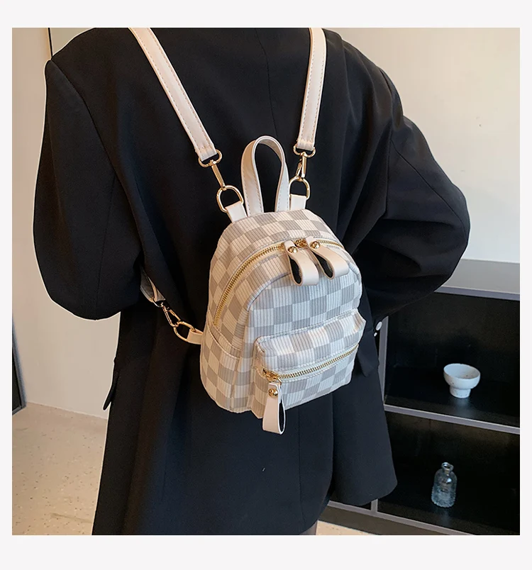 HEC Large capacity bag New Fashion  ladies bag Pu fashion practical backpack