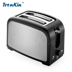 Автоматический выдвижной тостер для хлеба 800 Вт для домашнего использования с панелью из нержавеющей стали