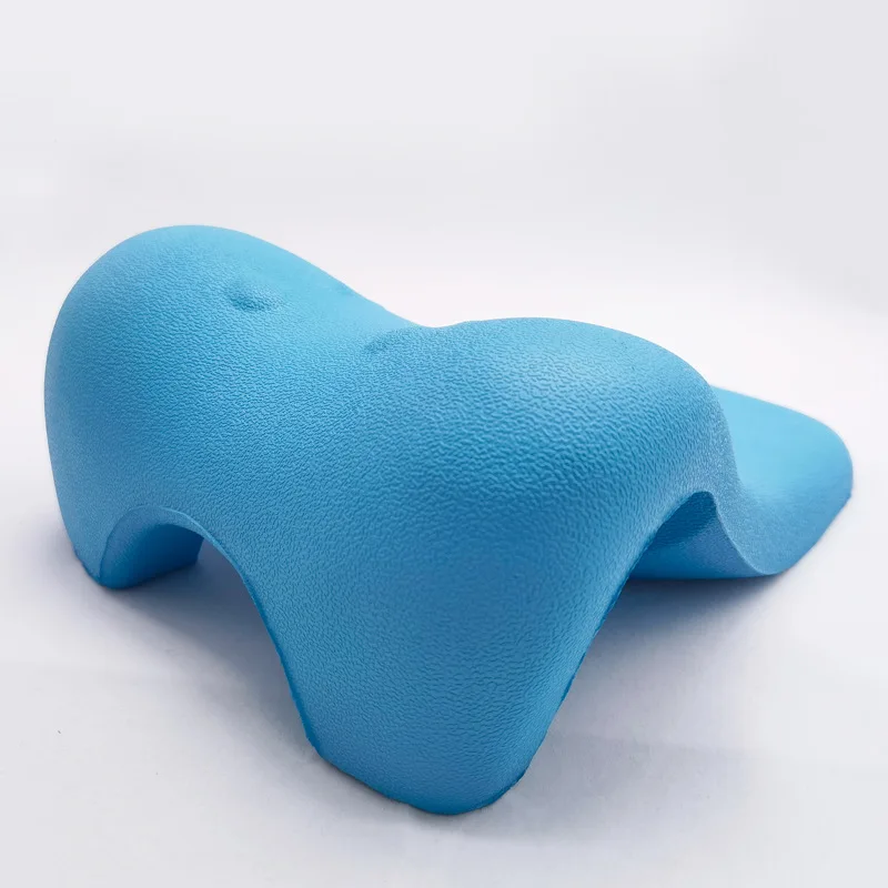 High Quality PU Trapezoid Shape Traction Cervical Sleep Aid Neck Rest Massage Pillow Neck Stretcher