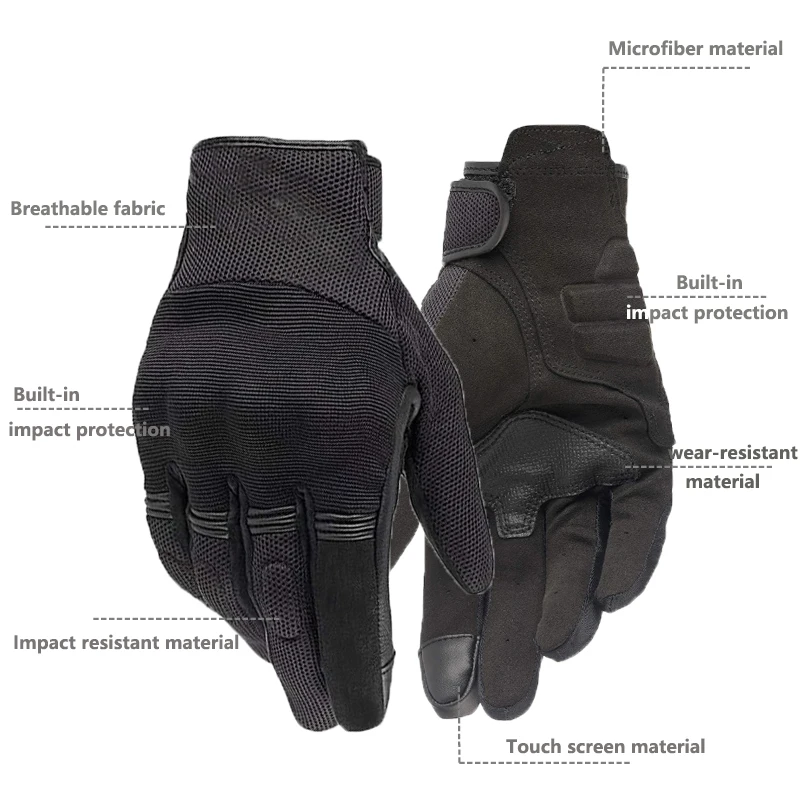 CNGDY Motorcycle Gloves Riding Motor Motocross Glove Male Motorbike Biker Racing Gloves