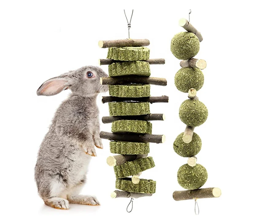 Bunny Chew Toys Teeth Molar Rabbit Natural Organic Apple Sticks Rabbits Chinchillas Guinea Pigs Hamsters Chewing toys