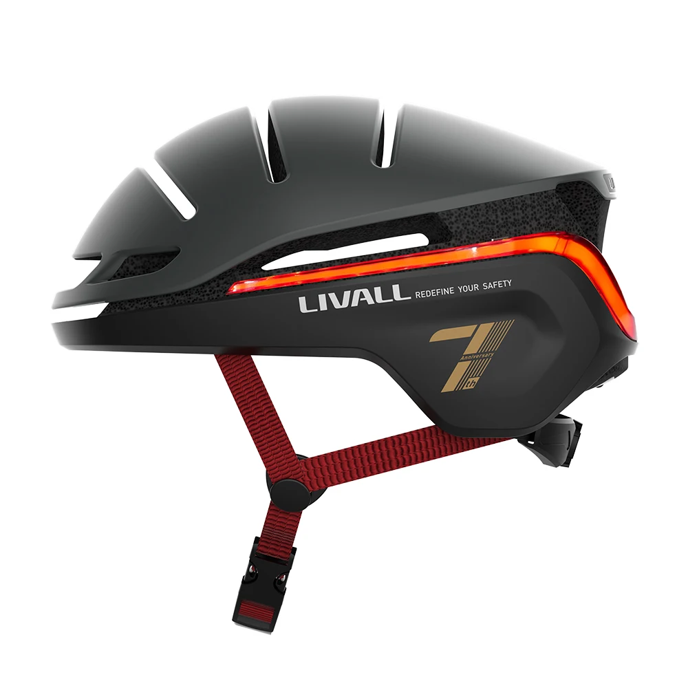 LIVALL EVO21 Urban Smart Helmet Led Light Fall Detection GPS Track Ultra Lightweight 360 degree guarding smart helmet