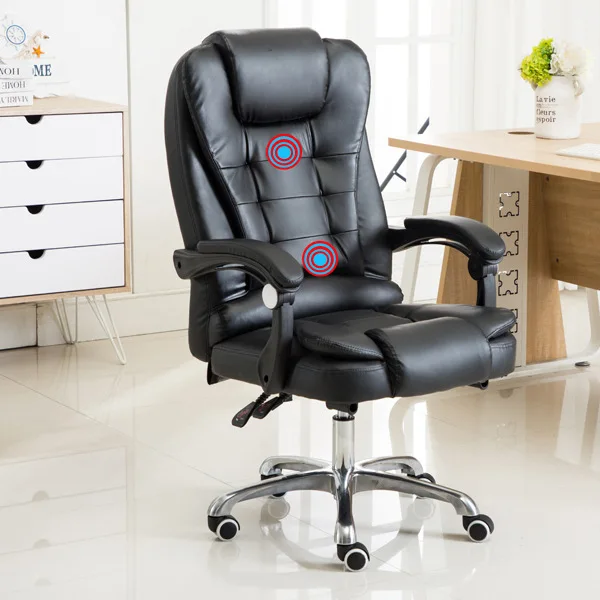 Luxury Office Chairs Home Reclining Swivel Boss Chair Design Leather Ergonomic With Footrest