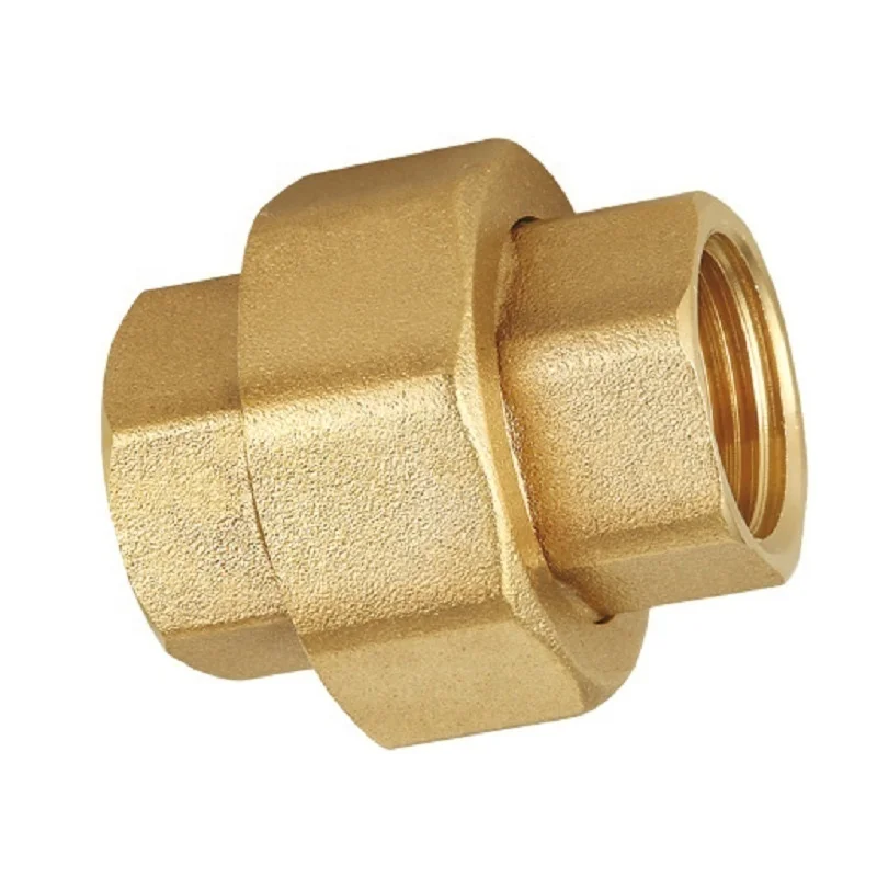 High quality sand blaster O-ring seal forged brass union elbow fitting