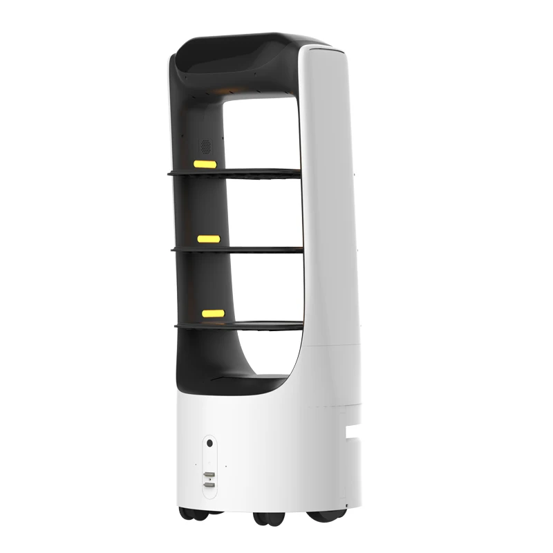 REEMAN Autonomous Food Delivery Robot Restaurant Service Waiter Robot Self Driving Delivery Robotics