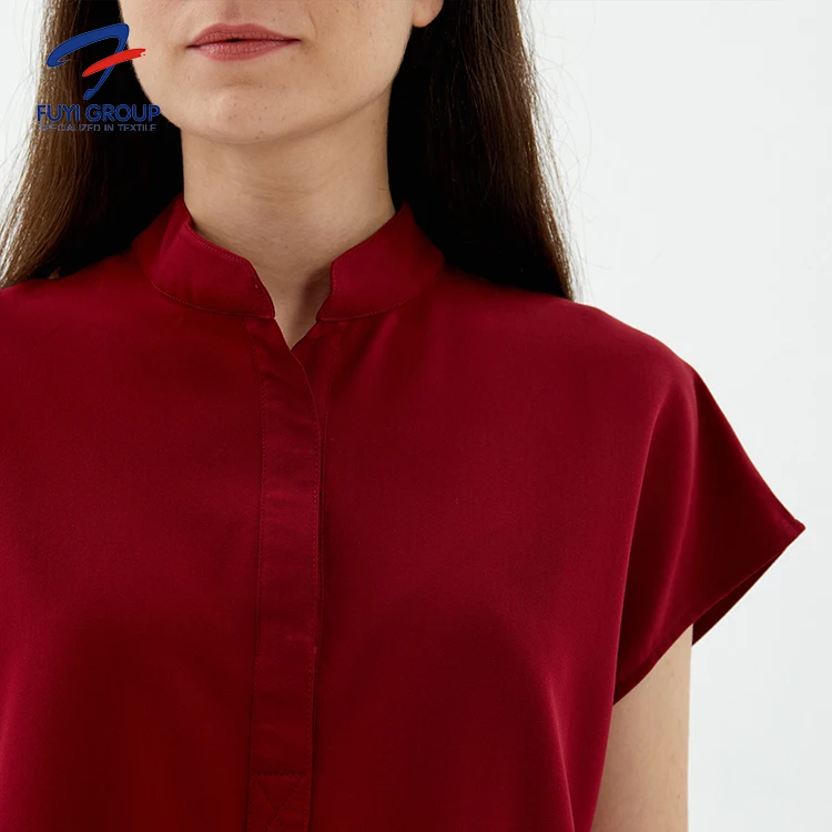 American Series Reusable Fashionable Spandex Uniformes Medico Stretchy Anti-bacterial Scrub Nurse Uniform Medical Scrubs Tops