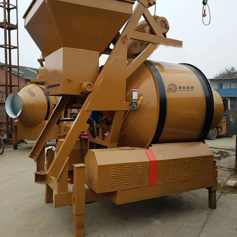 Manufacturer provides customized automatic cement mortar mixer, small climbing bucket drum mixing equipment