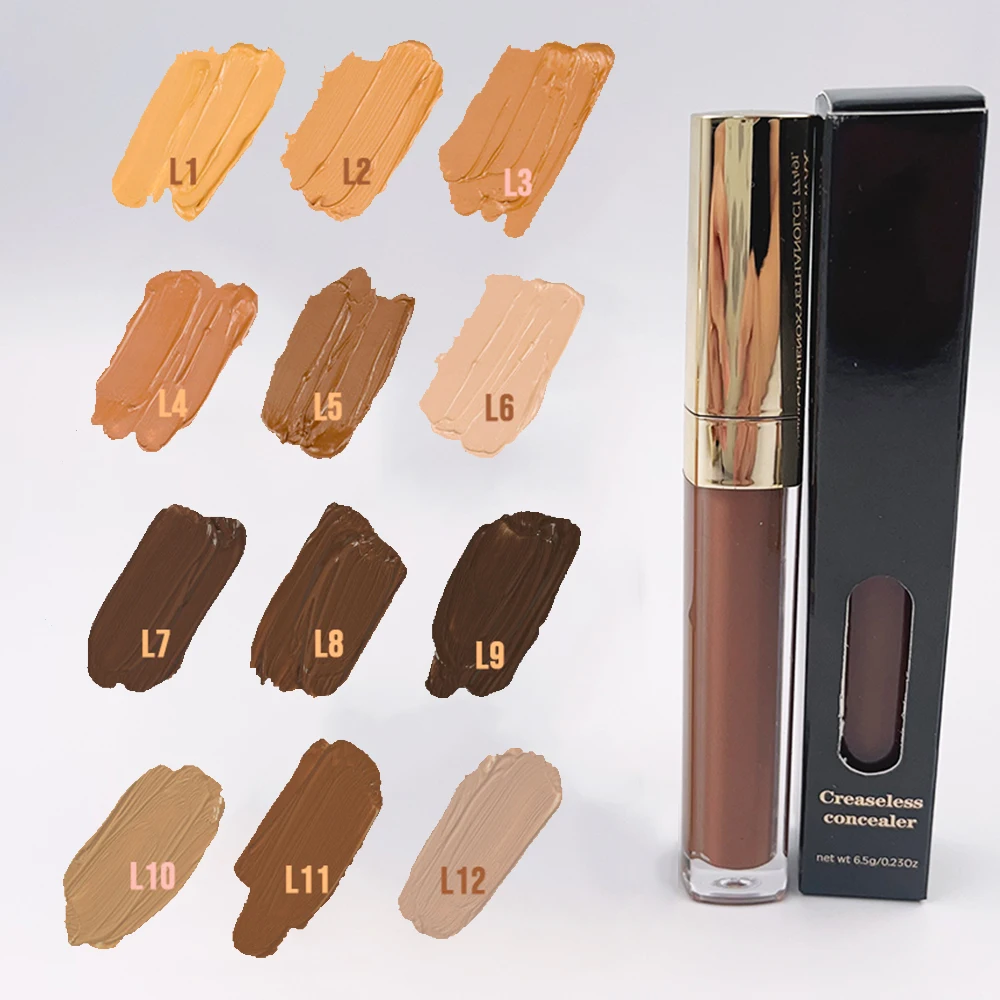 Private Label Waterproof Concealer Full Coverage Liquid Concealer Matte Makeup Liquid Concealer Foundation