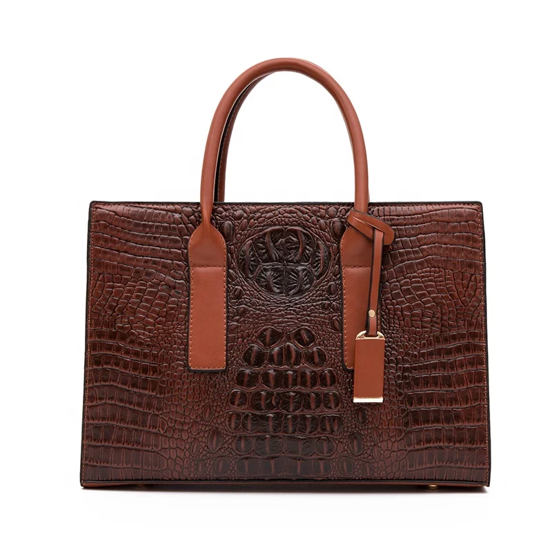 2022 shenglu factory new luxury fashion brand alligator big capacity purse women and lady handbag shoulder crossbody bags