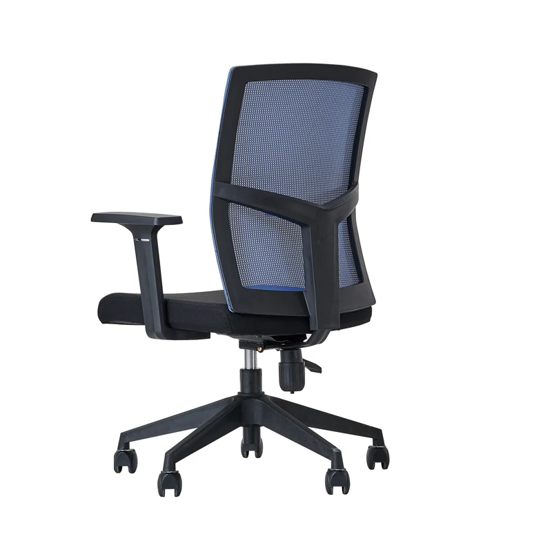 Ergonomic full Mesh Swivel Chair with Castors Black Office Chair for Office Desk Conference Room Chair