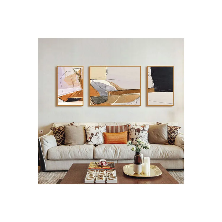 3 Panel Custom Still Life Crystal Painting Modern Abstract Paintings For Living Room Wall