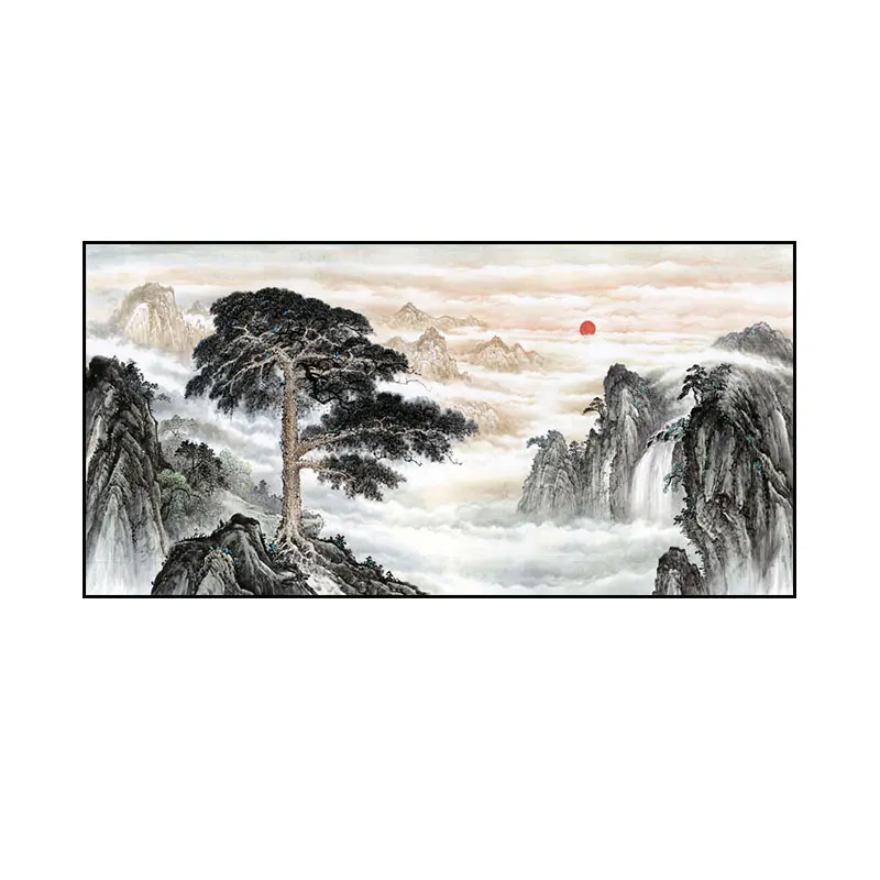 Good Quality Pictures Living Room Decoration Painting Art Marvel Movie Avengers Canvas Home Decor PaintingChinese Beautiful Land